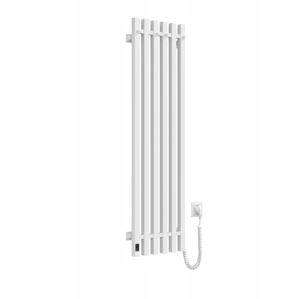 Elektrický kúpeľňový radiátor Biely Navin Levante 330x1200 pravý