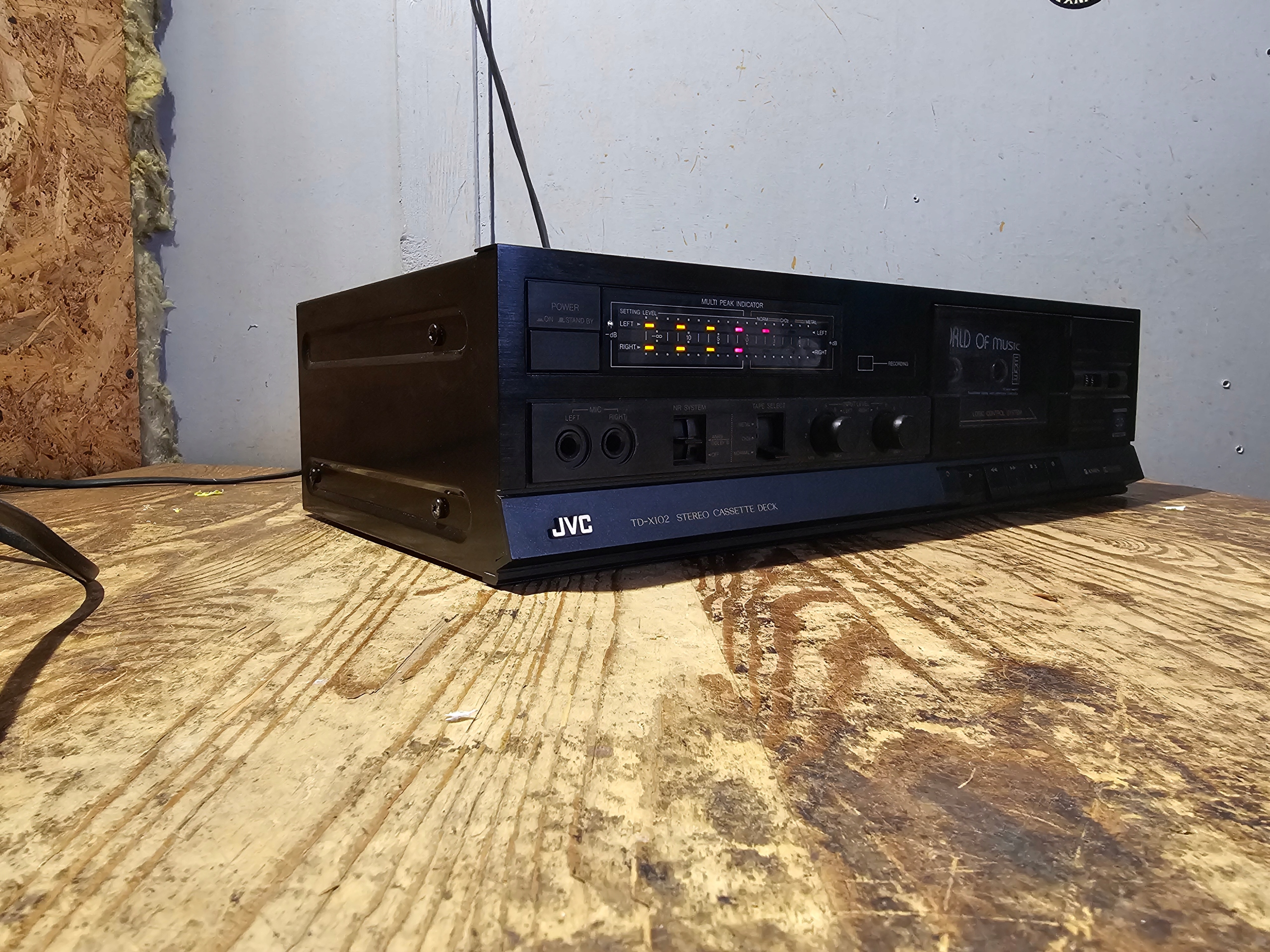 Magnetofon kasetowy JVC TD-X102G czarny