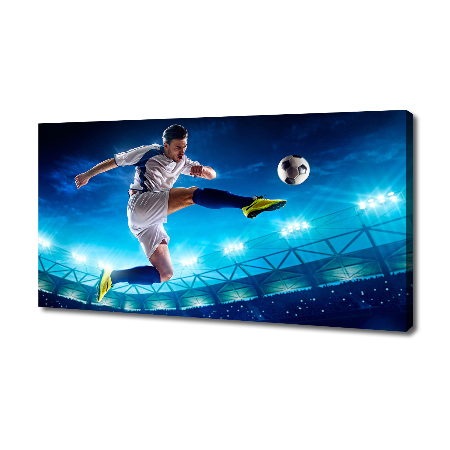 

Foto obraz canvas na ścianę Piłkarz 140x70 cm