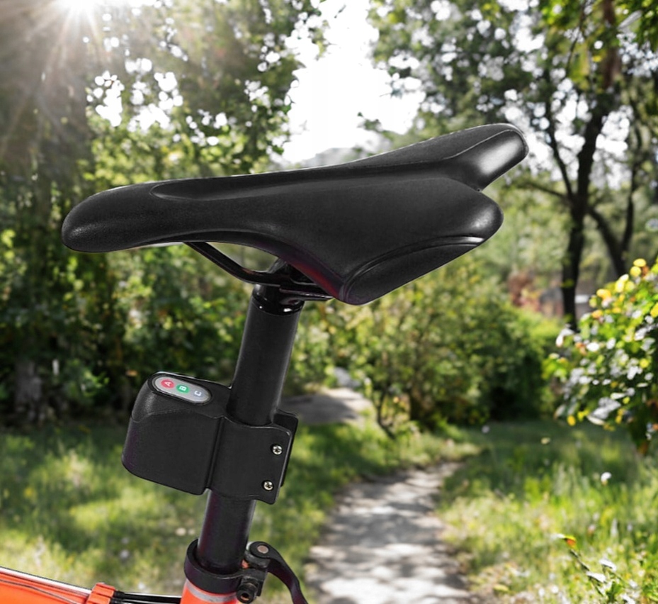 Alarm rowerowy na kod zabezpieczenie ochrona przez kradzieżą — 8