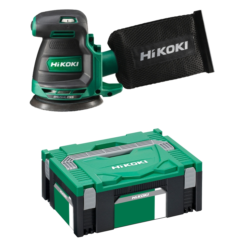 Hikoki Szlifierka mimośrodowa akum. 18V 125mm Walizka SV1813DAW2Z