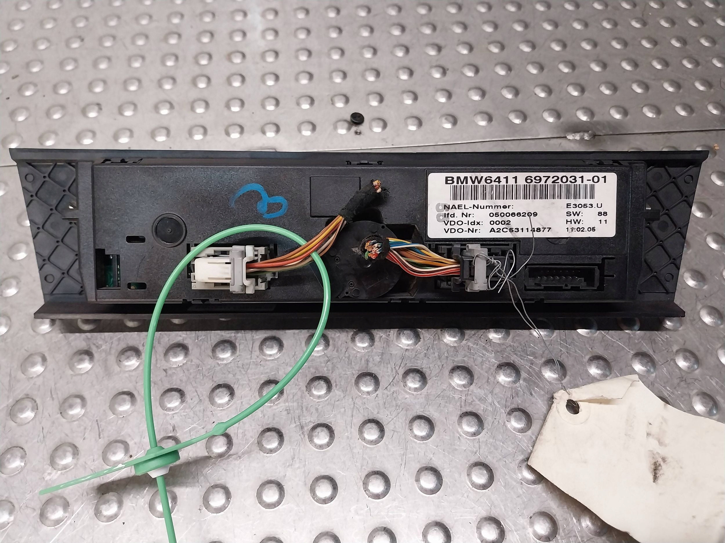 PANEL des lüfters klimaanlage 6972031 BMW E81 E82 E87 E90 E91 E92