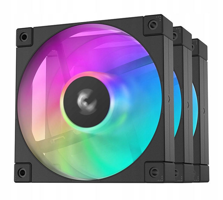 Deepcool R-FD12-BKAPN3-G ARGB-3 In 1 Performance 120 mm Fan Black 3-Pack