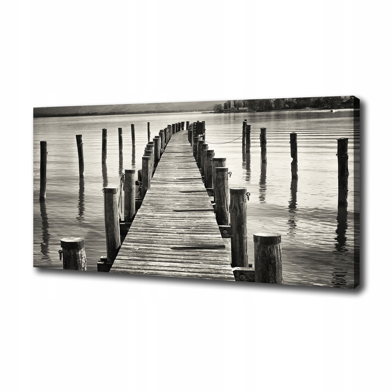 

Foto obraz na płótnie Drewniane molo 100x50 cm