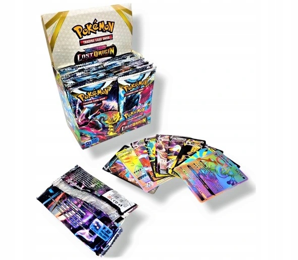 KARTY POKEMON LOST ORIGIN BOX 360 kart 36 SASZETEK HOLOGRAM BOX 360 KART Wydawca inny