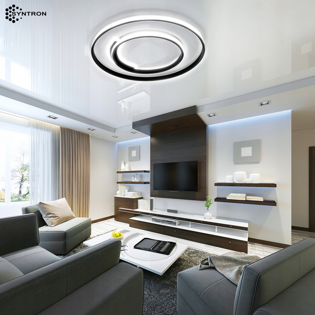 LAMPA PLAFON LED SUFIT OKRĘGI I LINIE 76W + PILOT EAN (GTIN) 5903678822750