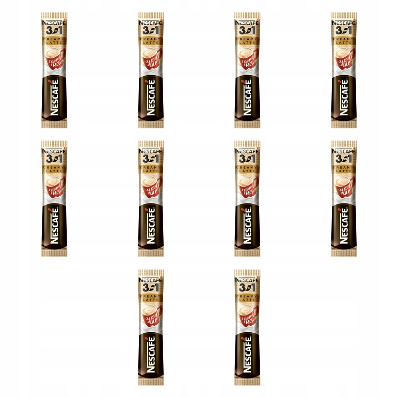 Nescafe 3v1 Creamy Latte 28 x 15 g X10