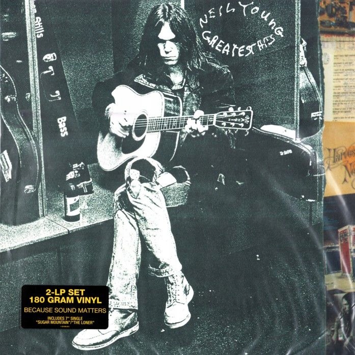 {{{ Neil Young Greatest (2 Lp 7" Single) Usa