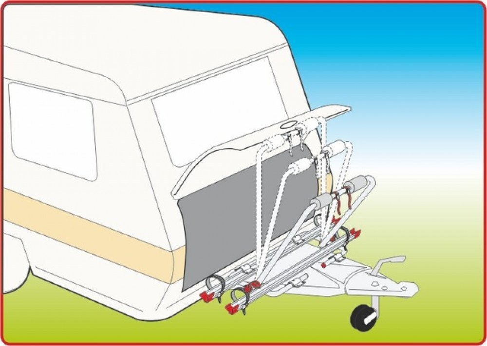 BAGAZNIK ROWEROWY NA DYSZEL FIAMMA XL A 2 ROWERY Manufacturer s Catalog Number 02094 23A