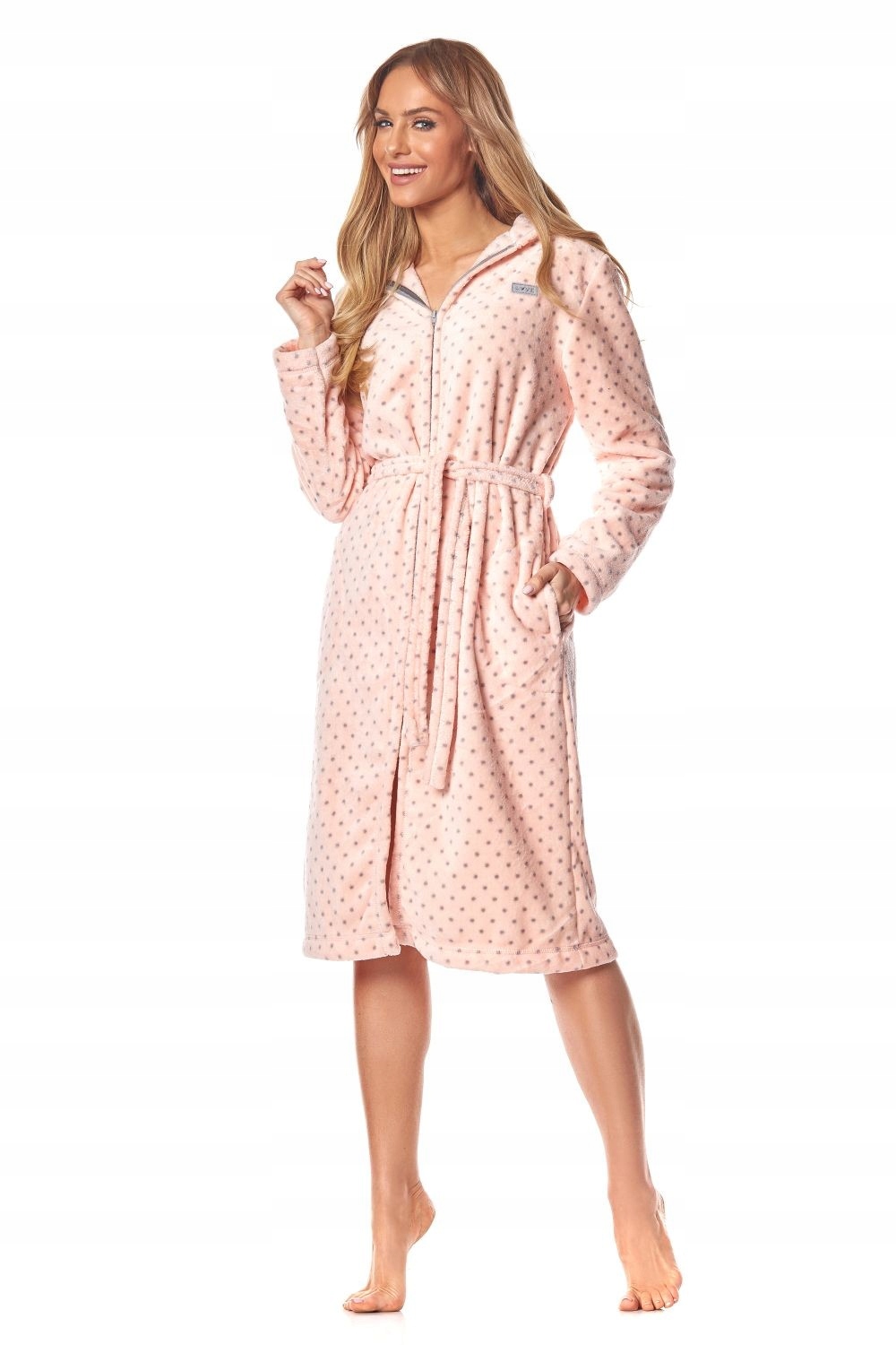 Dámský Župan L&L 9156 Meruňkový vel L 42/44