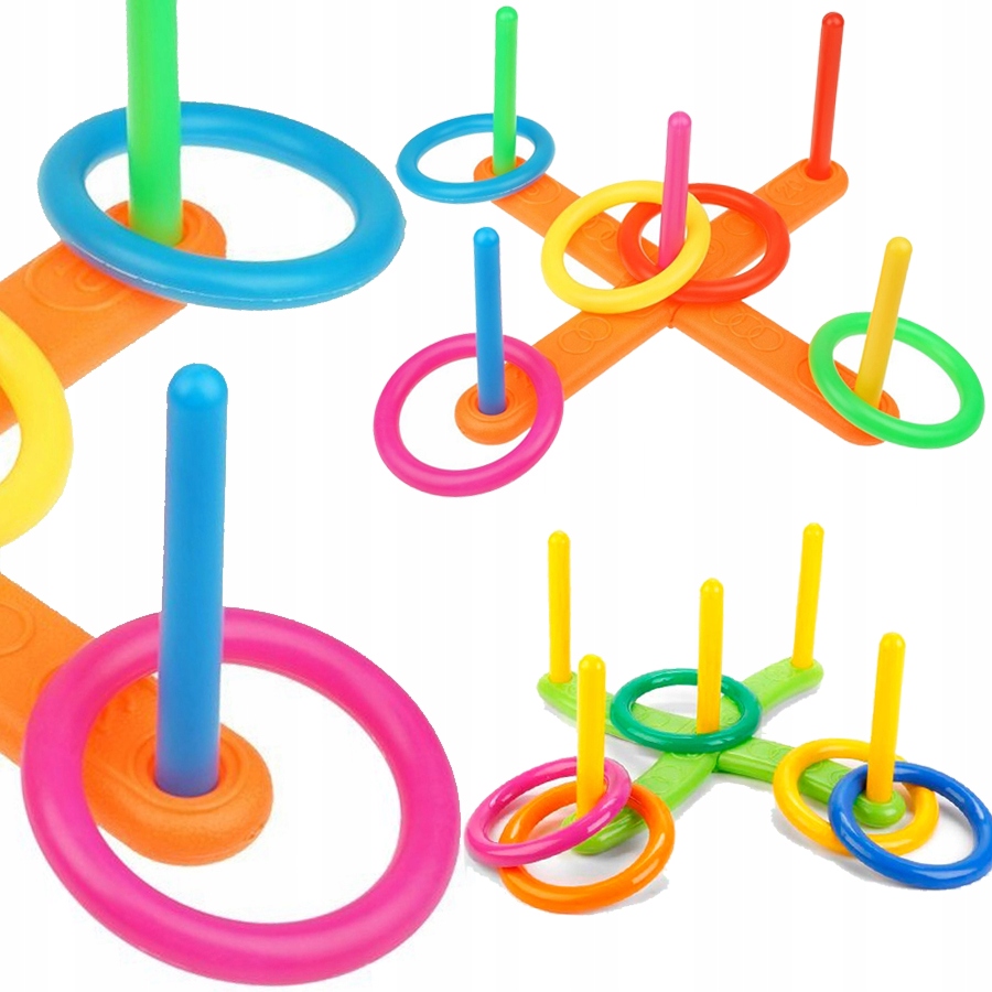 ZESTAW GIER CATCHBALL WYRZUTNIA ŁAPACZ SERSO RINGO DLA DZIECI DO OGRODU Kolor wielokolorowy