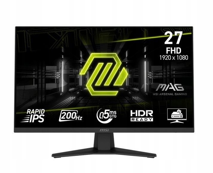 Msi Monitor Mag 274F 27 palců/LED/FHD/Flat/200Hz/černý