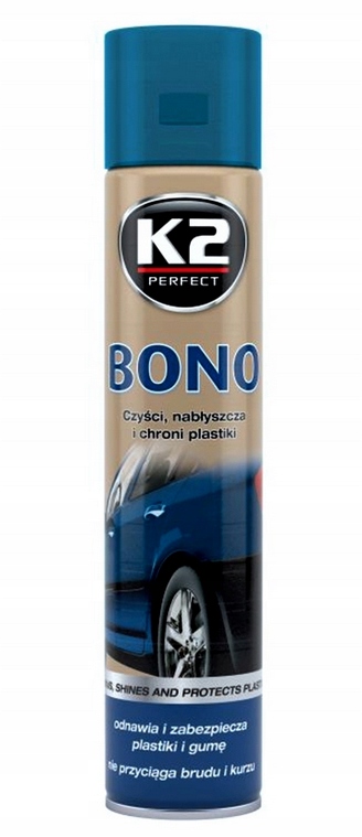 K2 BONO 300 ML CZERNIDŁO DO OPON GUMY PLASTIKU