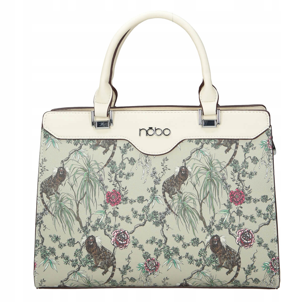 

Nobo damska torba shopper tropikalny nadruk