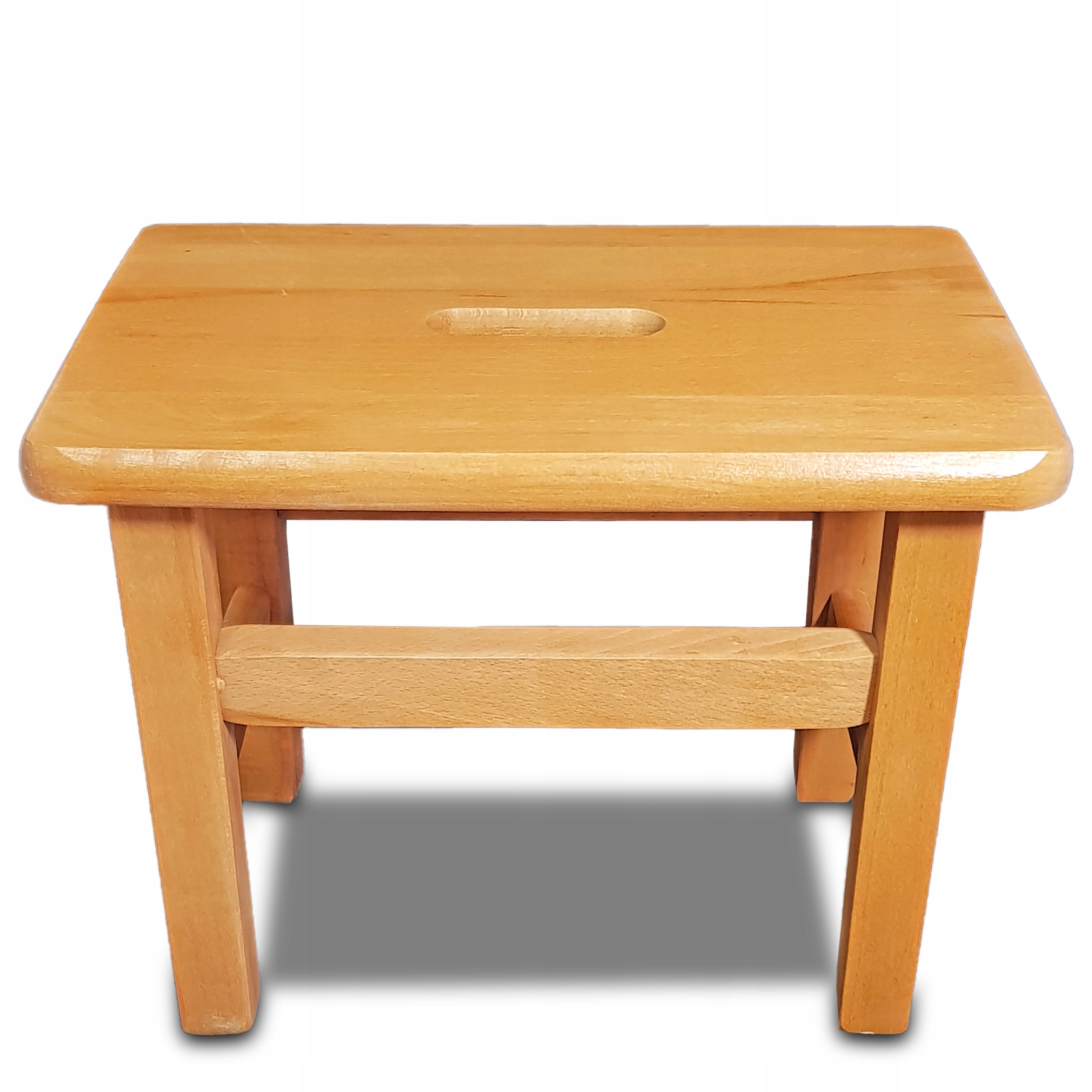 

Stołek Drewniany Krzesełko Taboret Solidny 27CM