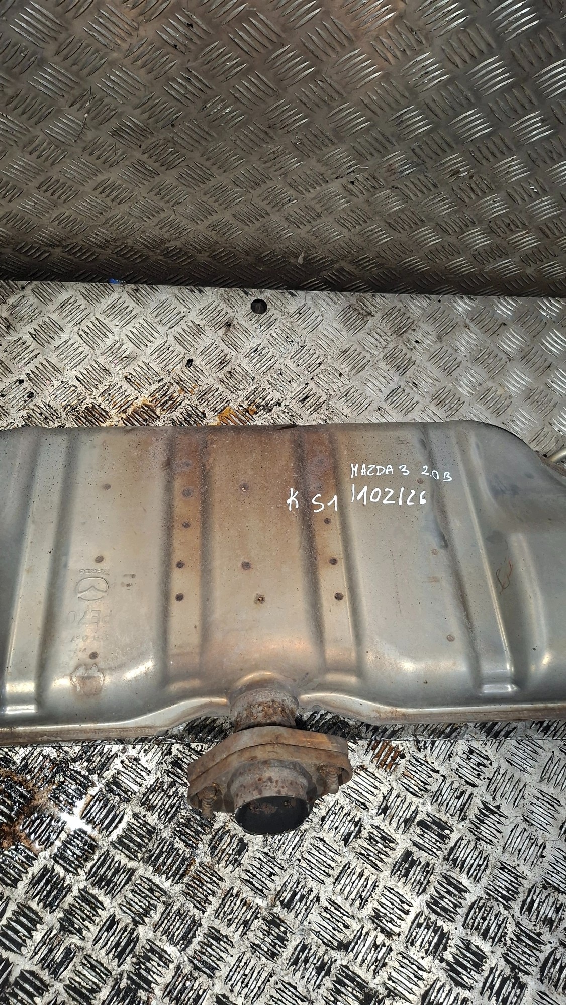 exhaust silencer MAZDA 3 2.0