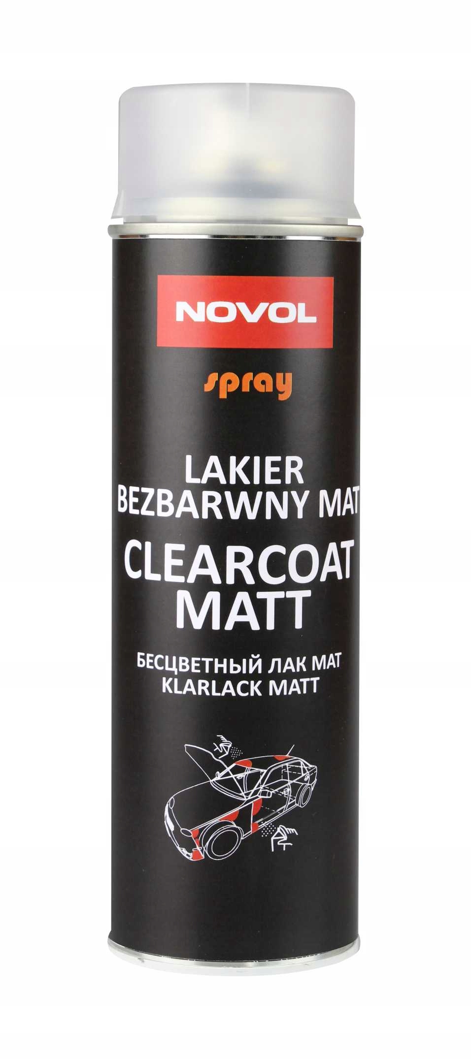 

Matowy Lakier Bezbarwny Spray Novol Mat Clearcoat
