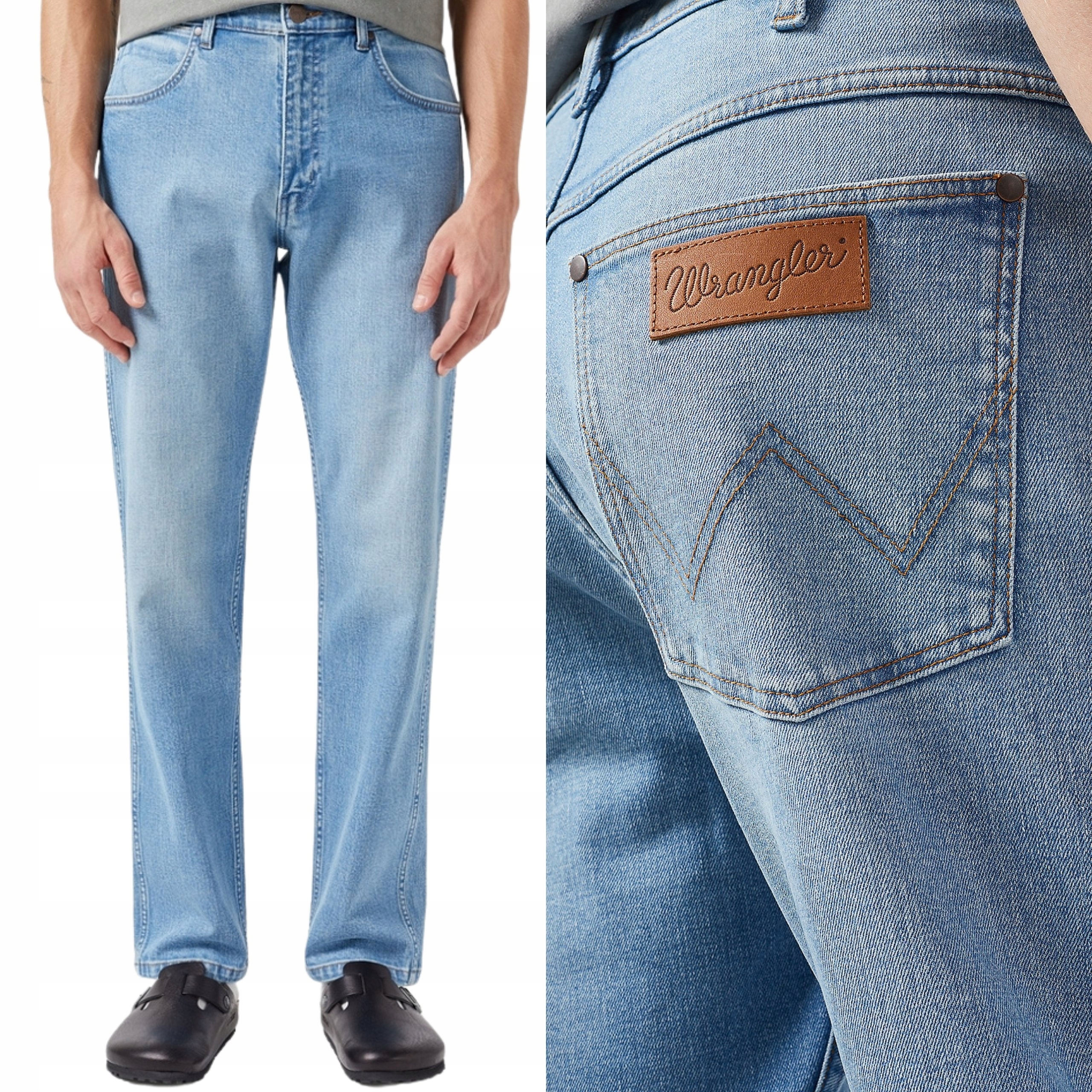 Wrangler kalhoty Straight regular Blue jeans Frontier W32 L32