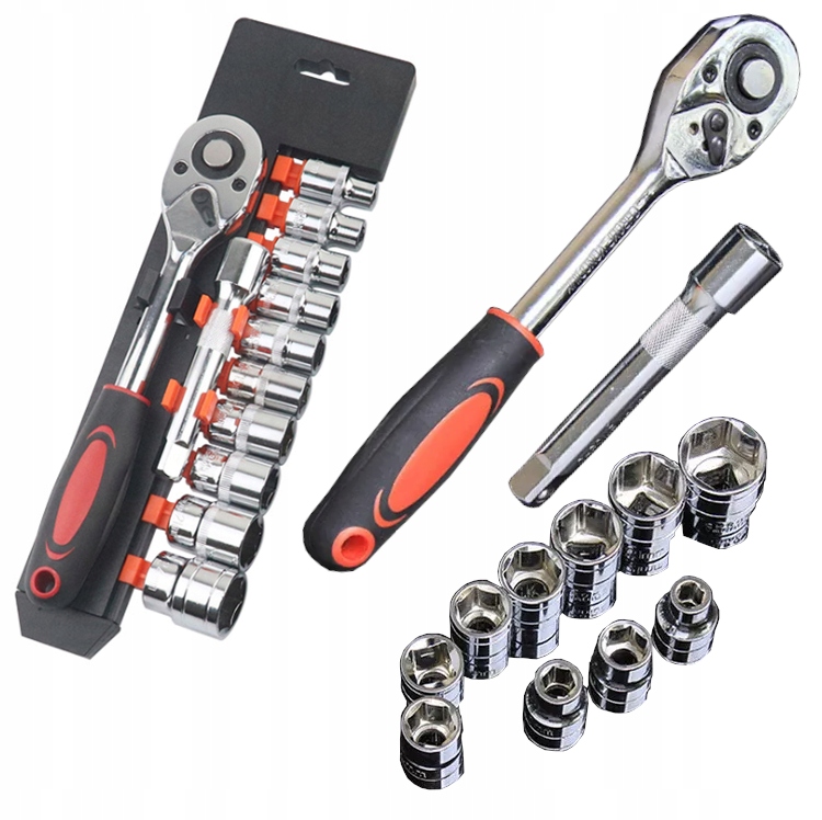 

Zestaw Kluczy Nasadowych 1/2" Grzechotka 13EL