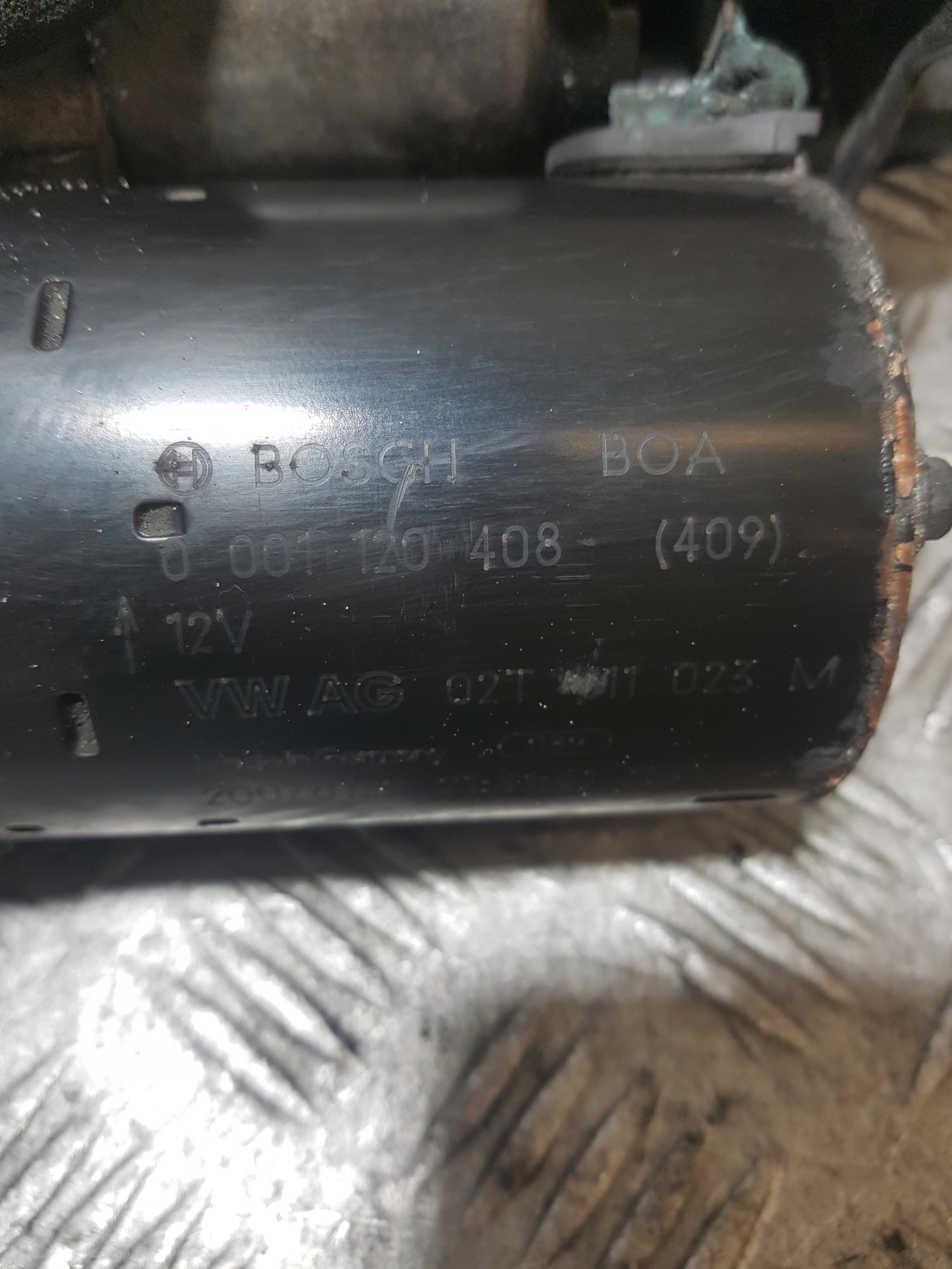 starter VOLKSWAGEN GOLF 5 plus 02T911023M