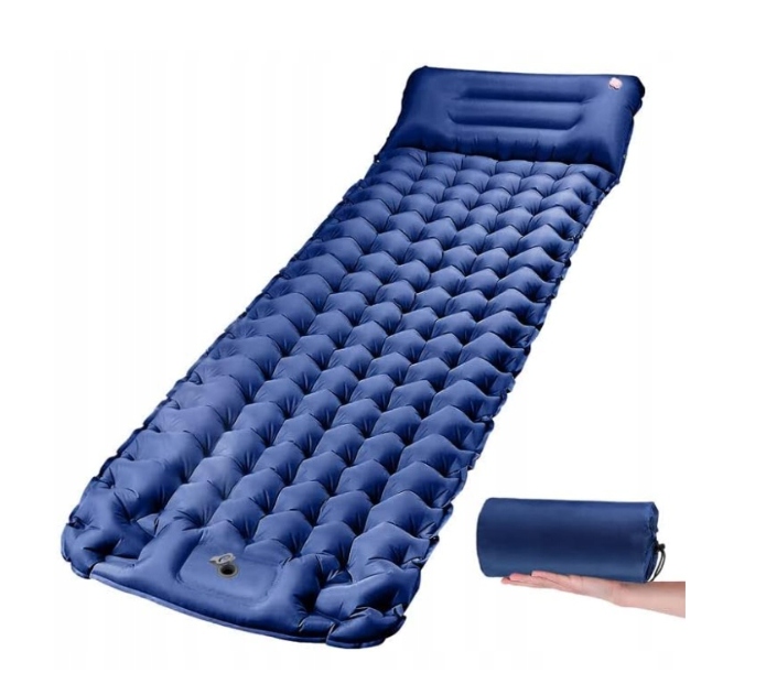 Mata Samopompująca 196x68x8CM Z Poduszką