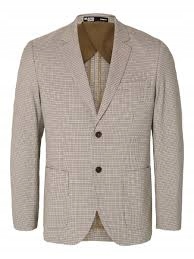 Selected Homme Sako Béžové Casual Regular 56 Jqc