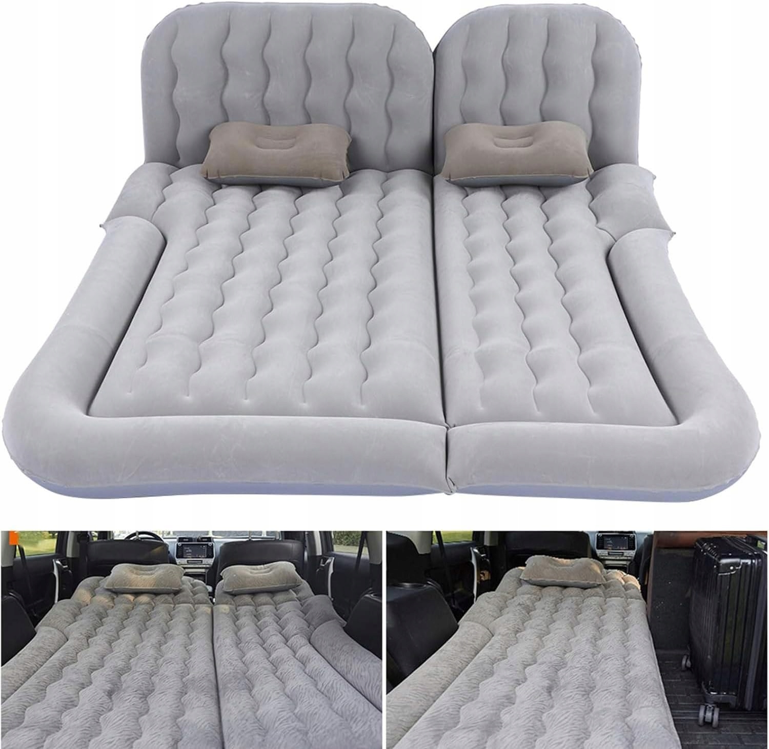 Dmuchany Materac Łóżko Do Samochodu Auta Pompka Komfortowy I Przenośny
