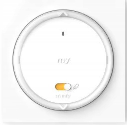 Amy 1 RS100 Io Fr B Nástěnný Vysílač Kulatý Somfy Rámeček 1871105