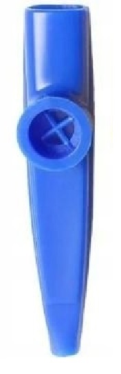 KAZOO Nowe Głośne Plastikowe KAZU - NIEBIESKIE