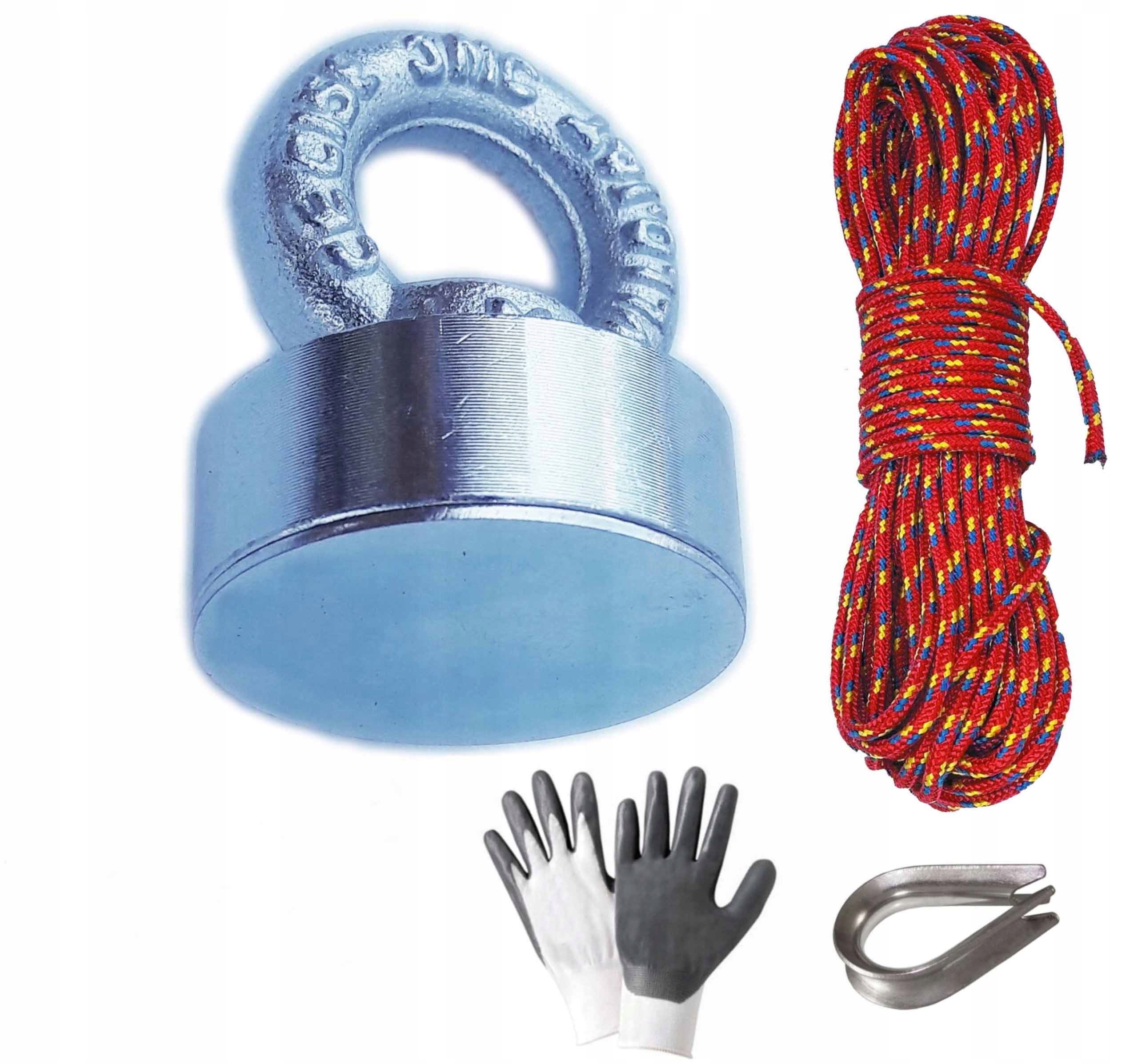 

Magnes Neodymowy Uchwyt 40x30 120KG LINA25M Dekiel