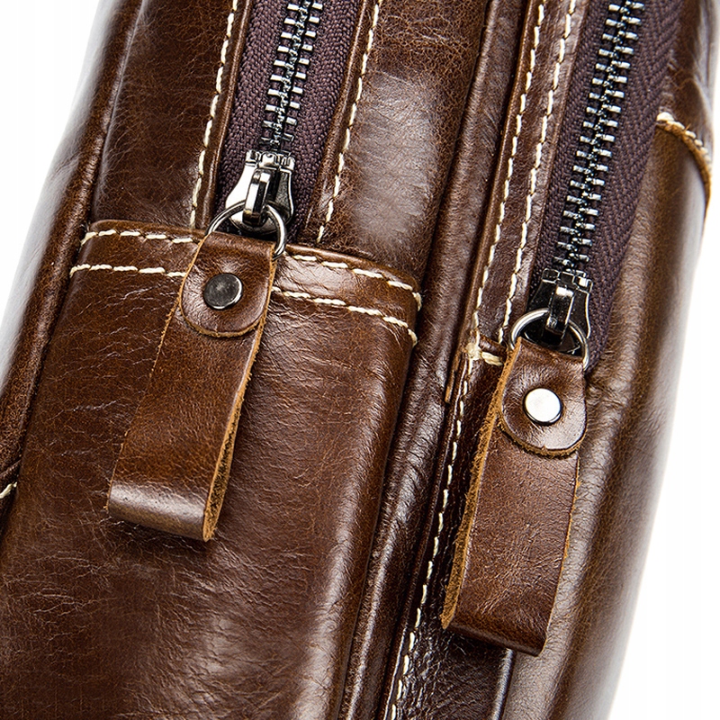 Skórzany TORBA NA RAMIĘ MĘSKA NERKA PLECAK Typ saszetka