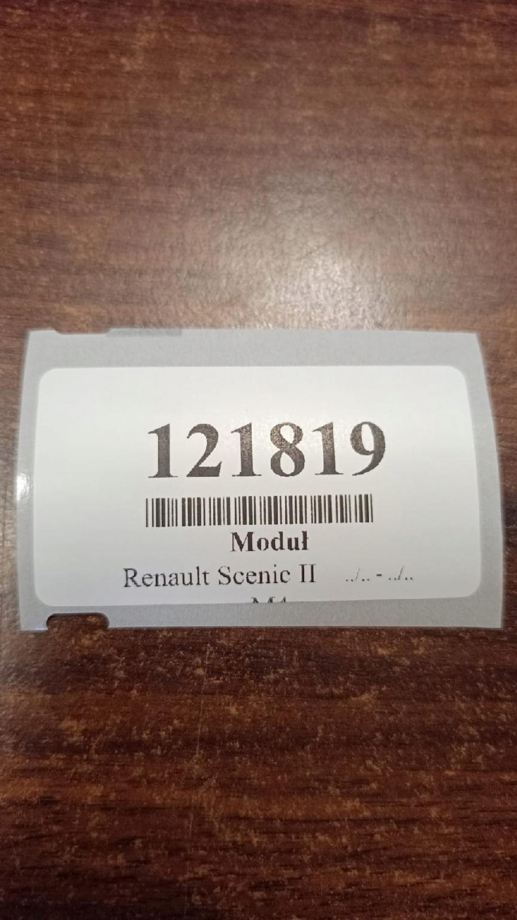RENAULT SCENIC II module control unit UCH 8200309691