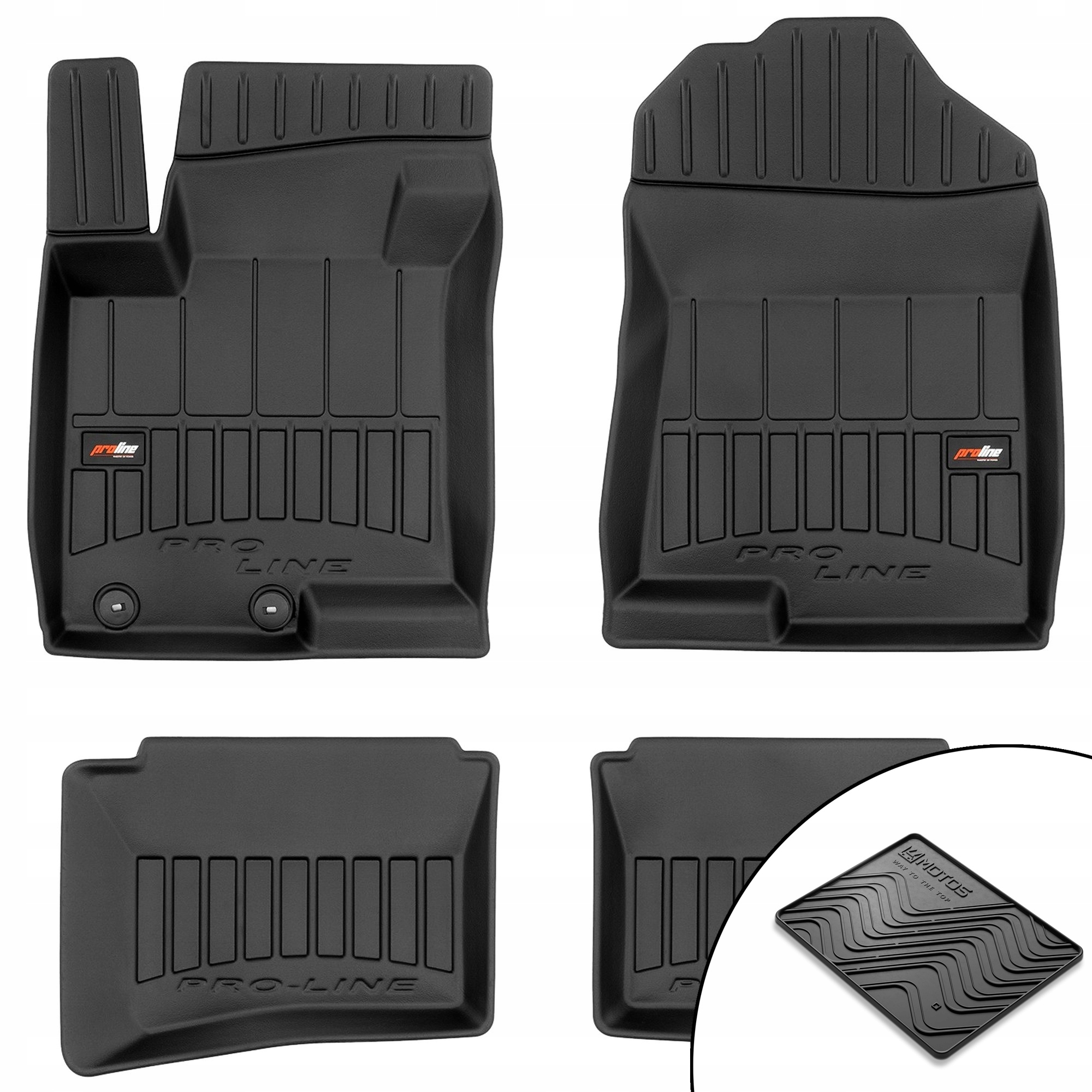 3D gumové rohože Hyundai i20 III od roku 2020 rohož zdarma