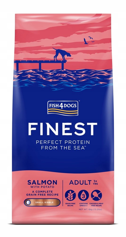 Sucha karma dla psa Fish4Dogs Finest Salmon Adult 6kg