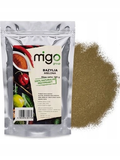 Levně 6 x Bazalka mletá (500 g) – MIGOgroup