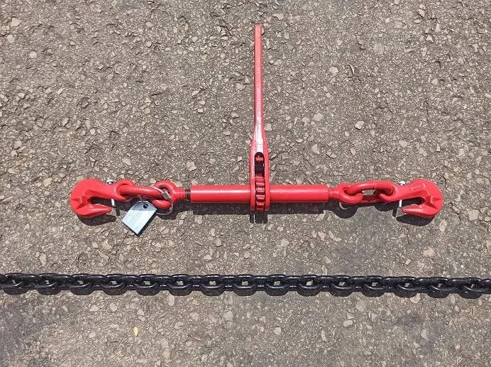 NAPINACZ ŁAŃCUCHOWY ODCIĄG 63 kN 10mm L=2M 6,3t Łańcuch mocujący Marka Mag-Lift