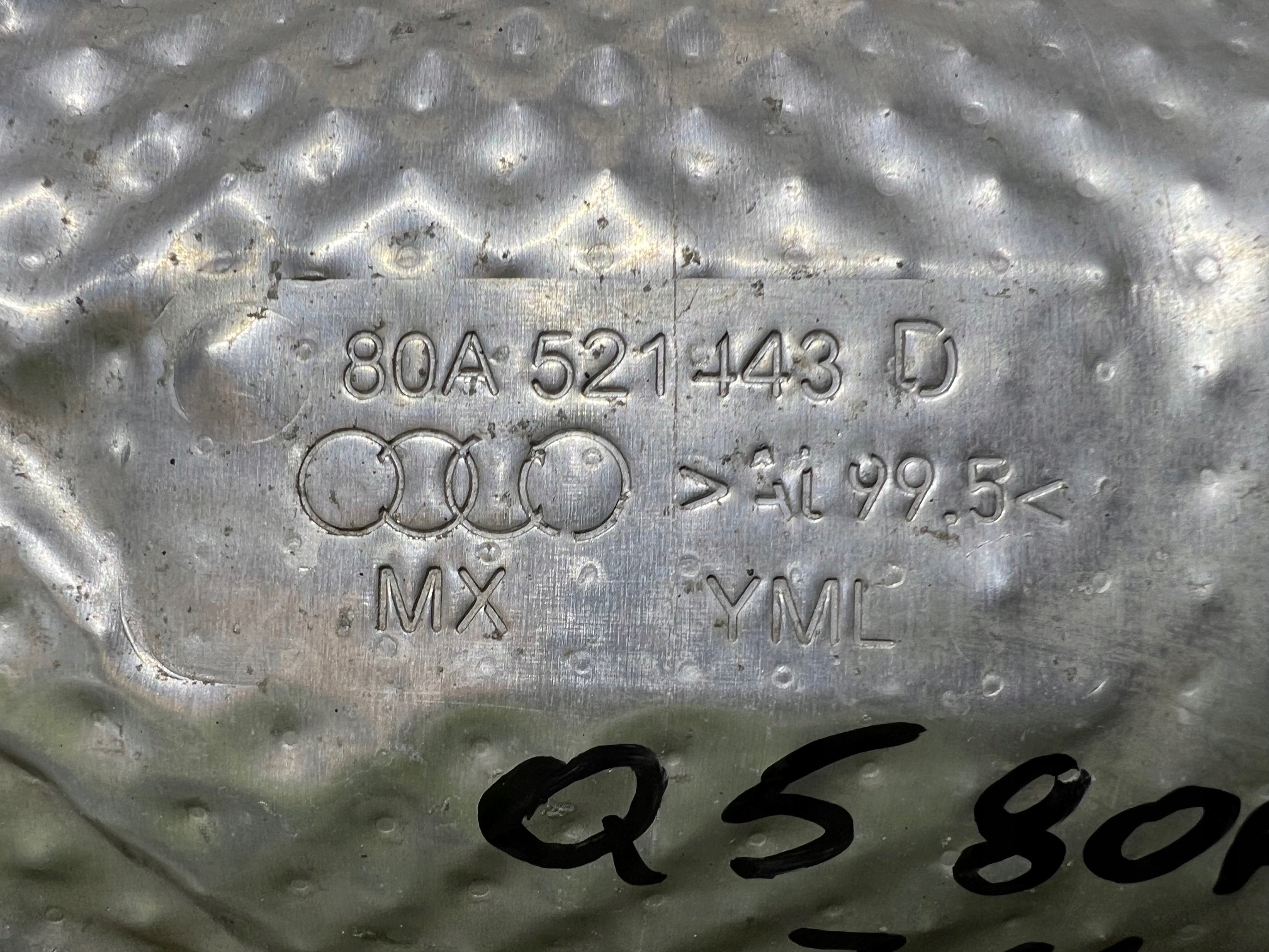 AUDI Q5 80A cover TERMICZNA 80A521443D