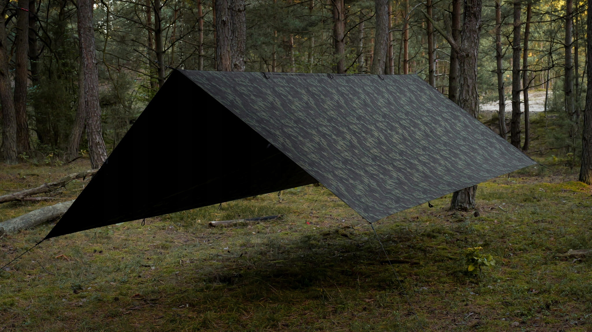 TigerWood T2 Tarp 3×3 m Camo/Black