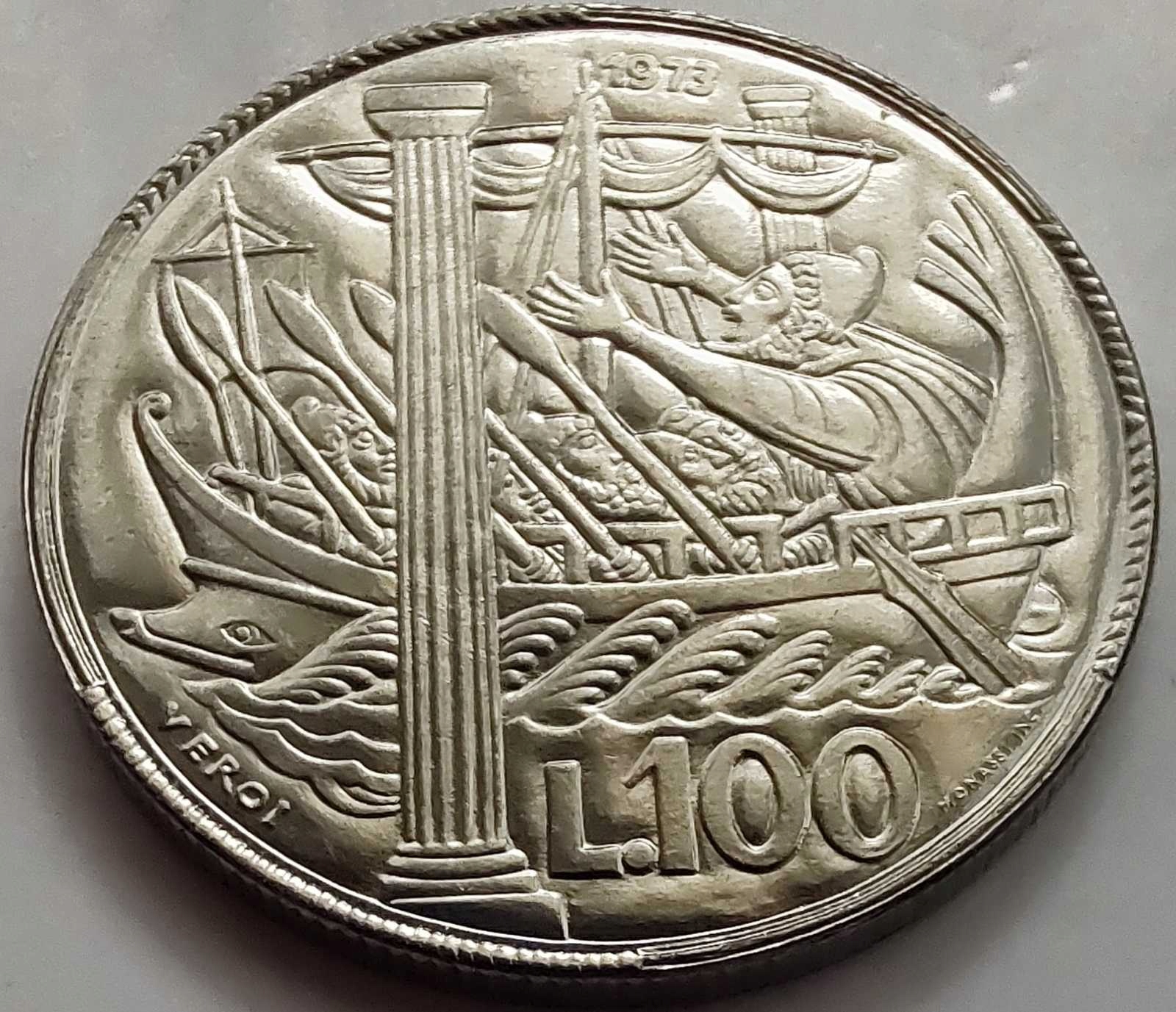 3060 - San Marino 100 lirów, 1973
