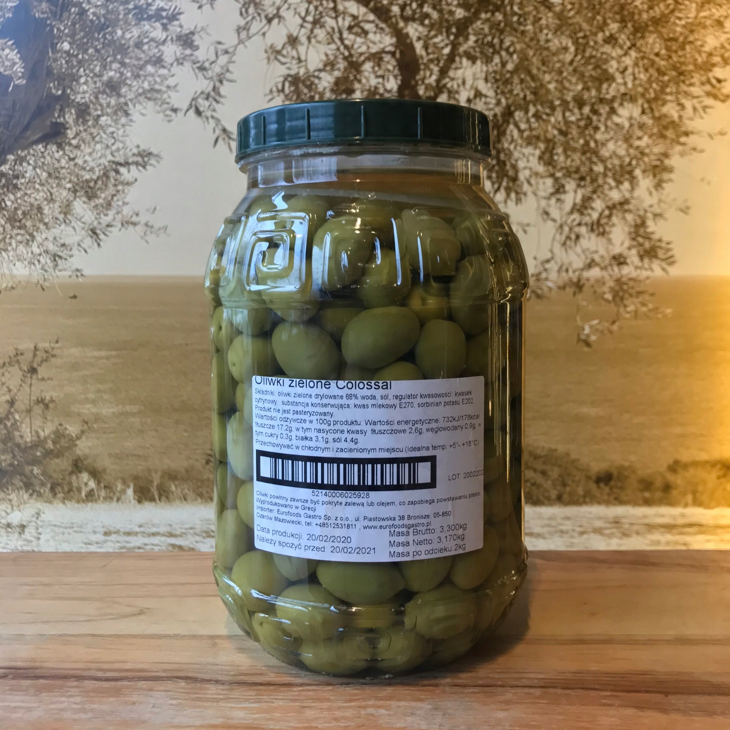 

Oliwki zielone z pestką 2kg