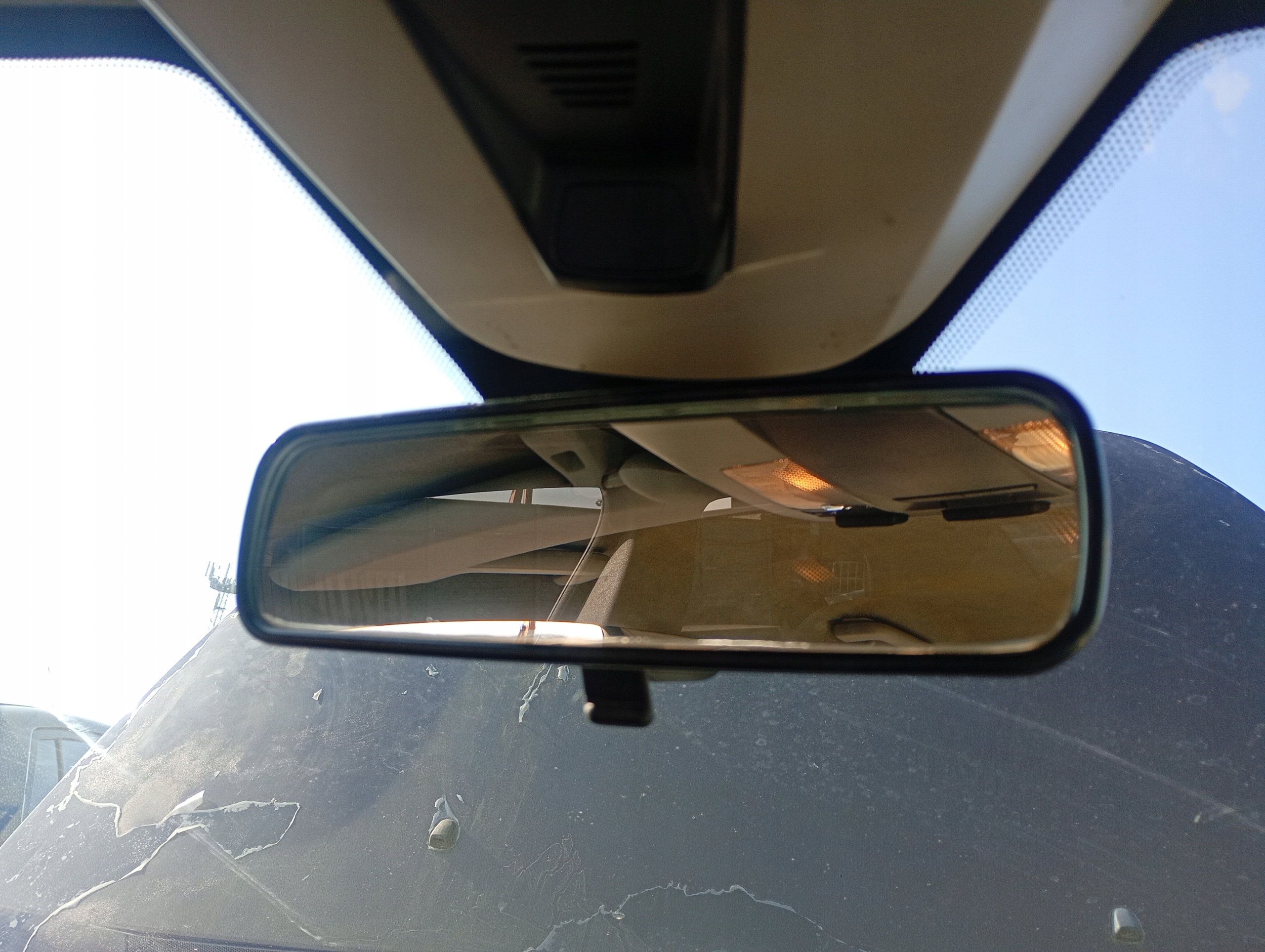 VOLVO S40 2 II 04-10 rear-view mirror inner SRODKOWE