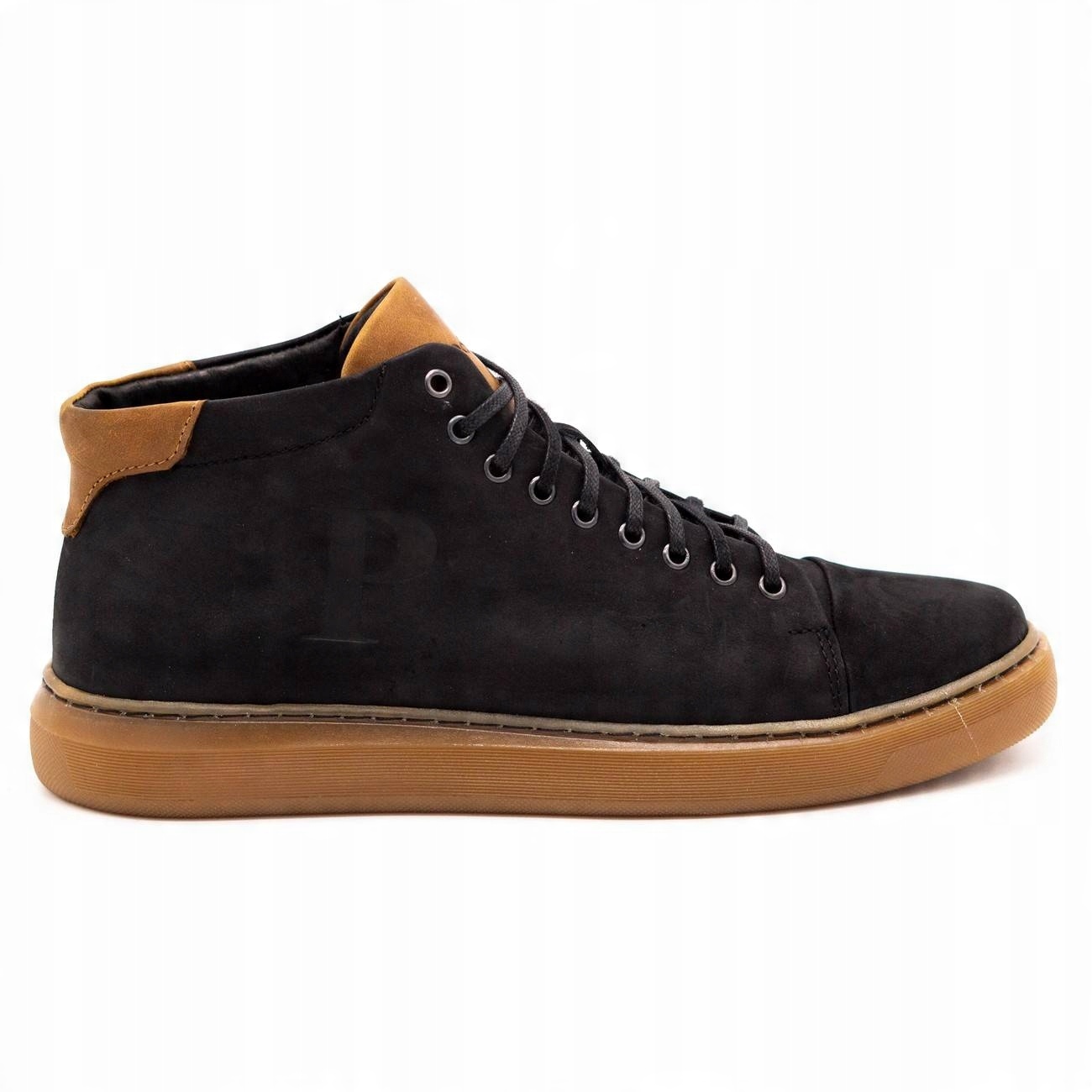 

Buty Męskie Casual Skóra Polskie 2110B Czarny 44