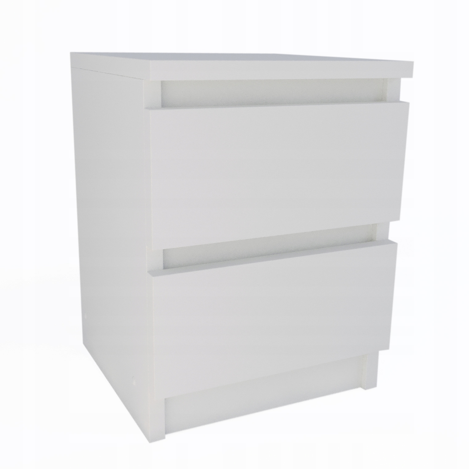 

Szafka nocna 2 szuflady Biały Mat