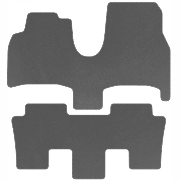 Fiat Ulysse 02-10 5os velurové koberce Comf Šedé