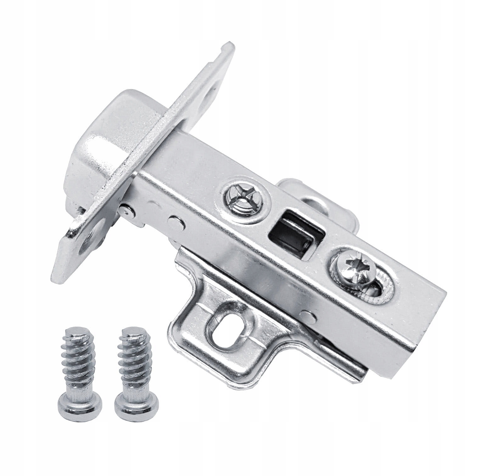 ZAWIAS MEBLOWY PROSTY NAKŁADANY CICHY DOMYK DOCIĄG + EUROWKRĘTY Stan opakowania oryginalne