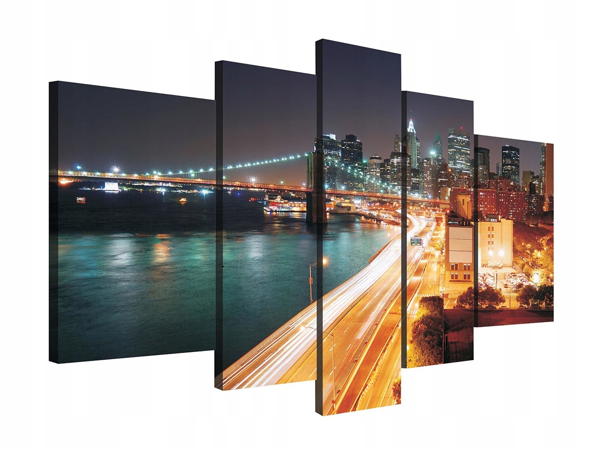 Obraz Na Plátne Canvas 170x100 Panoráma New York Mesto Metropola Pohľad