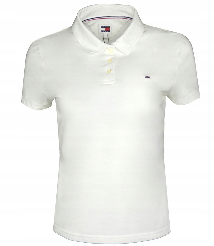 Tommy Jeans dámské polo, Slim, bílé, Xs