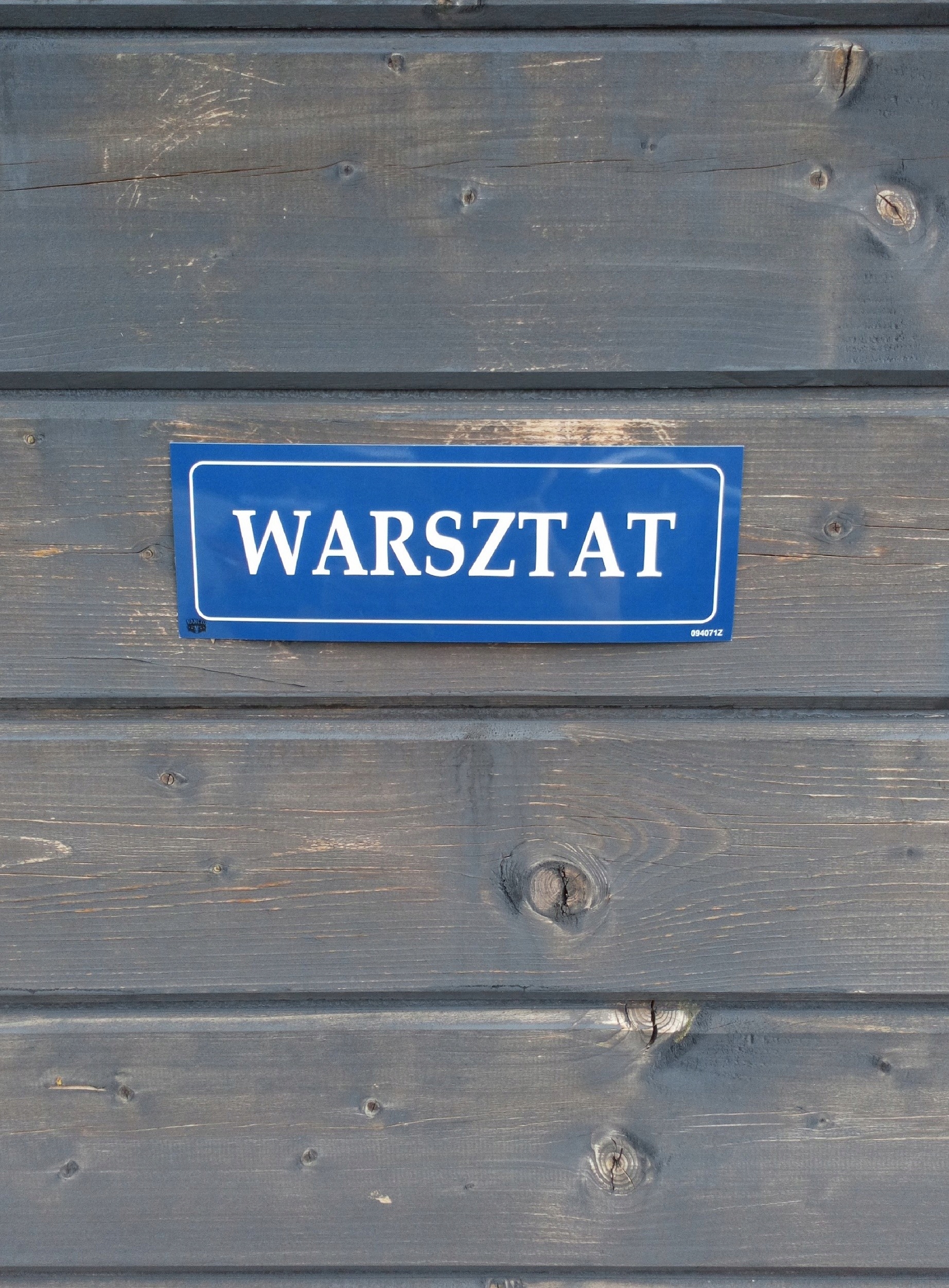 TABLICA TABLICZKA INFORMACYJNA "WARSZTAT'' Marka bez marki