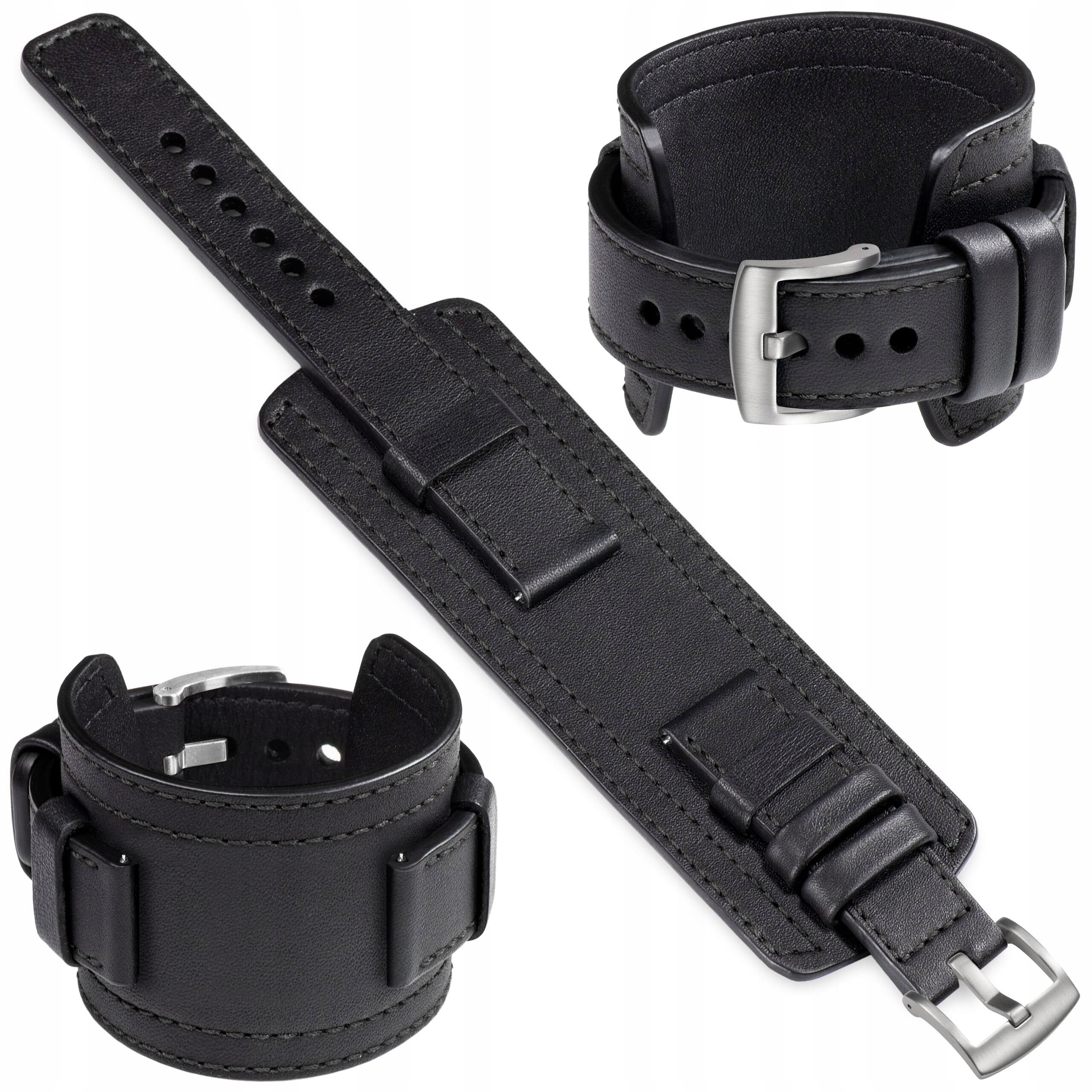 Pásek 23 mm pro hodinky Široký s elegantní podložkou Polský Movear Movear