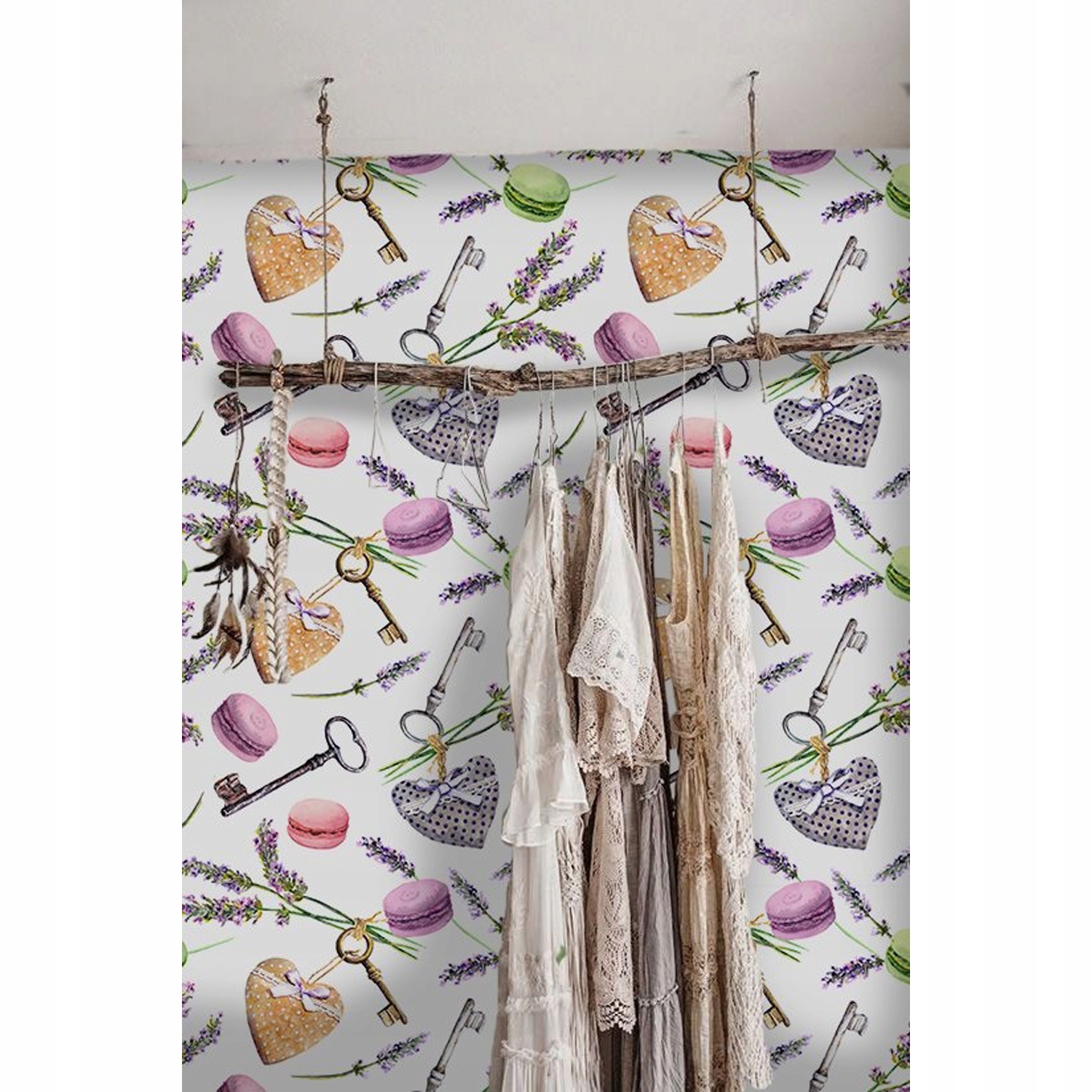 

Foto tapeta samoprzylepna Klucze i serca 250x250cm